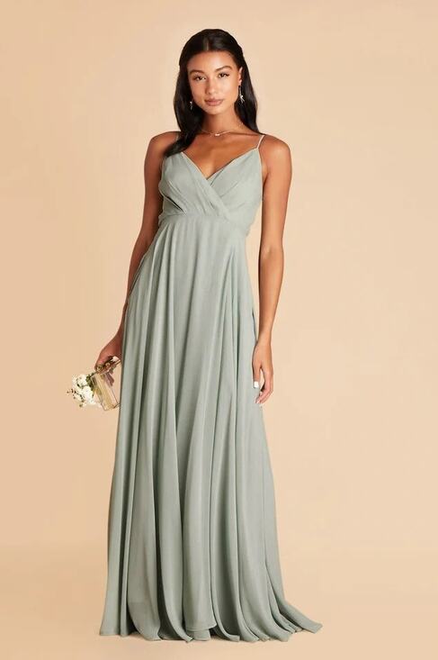 Birdy Grey Dresses & Skirts - 1534  NWT  Birdy  Grey  Kaia Chiffon  Bridesmaids  Dress  Sage Size Extra Small